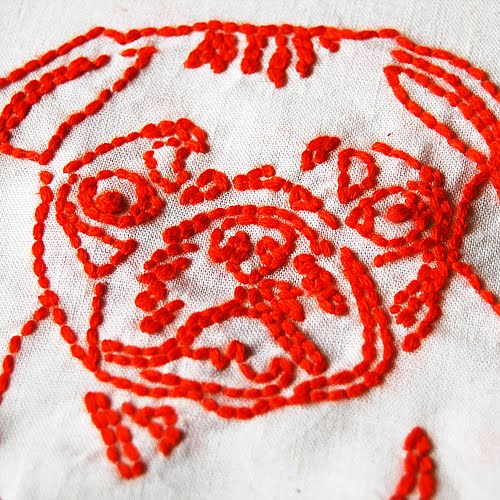 Line Art Embroidery : The craftinomicon embroidered line drawings