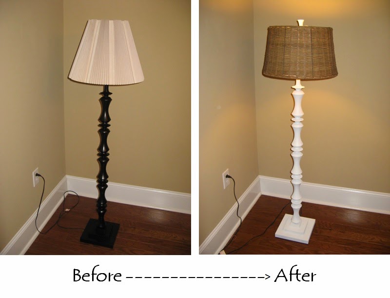 Susan Snyder FLOOR LAMP UPCYCLE