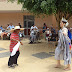Reinas de marinera visitan el asilo de ancianos