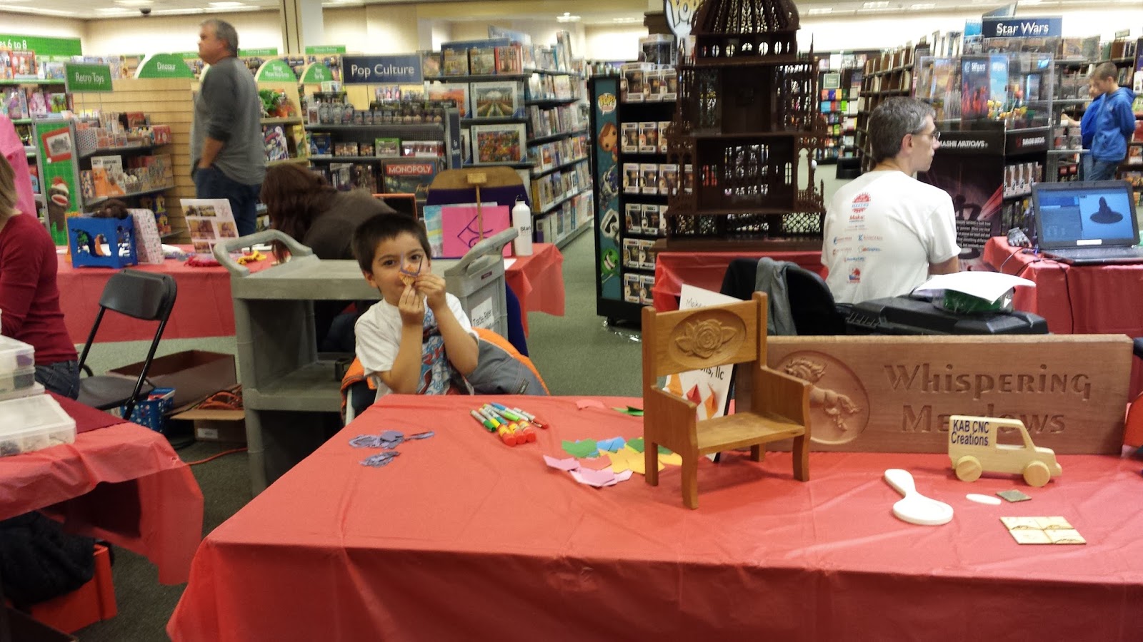 Kab Cnc Creations Llc Barnes And Noble Mini Maker Faire 2015
