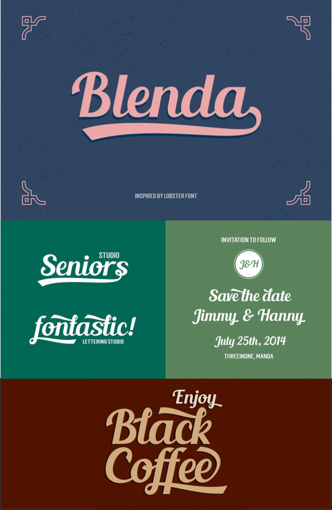 Blenda Script Font Download Kumpulan 30 Font Script Desainer grafis - Blenda Script Font