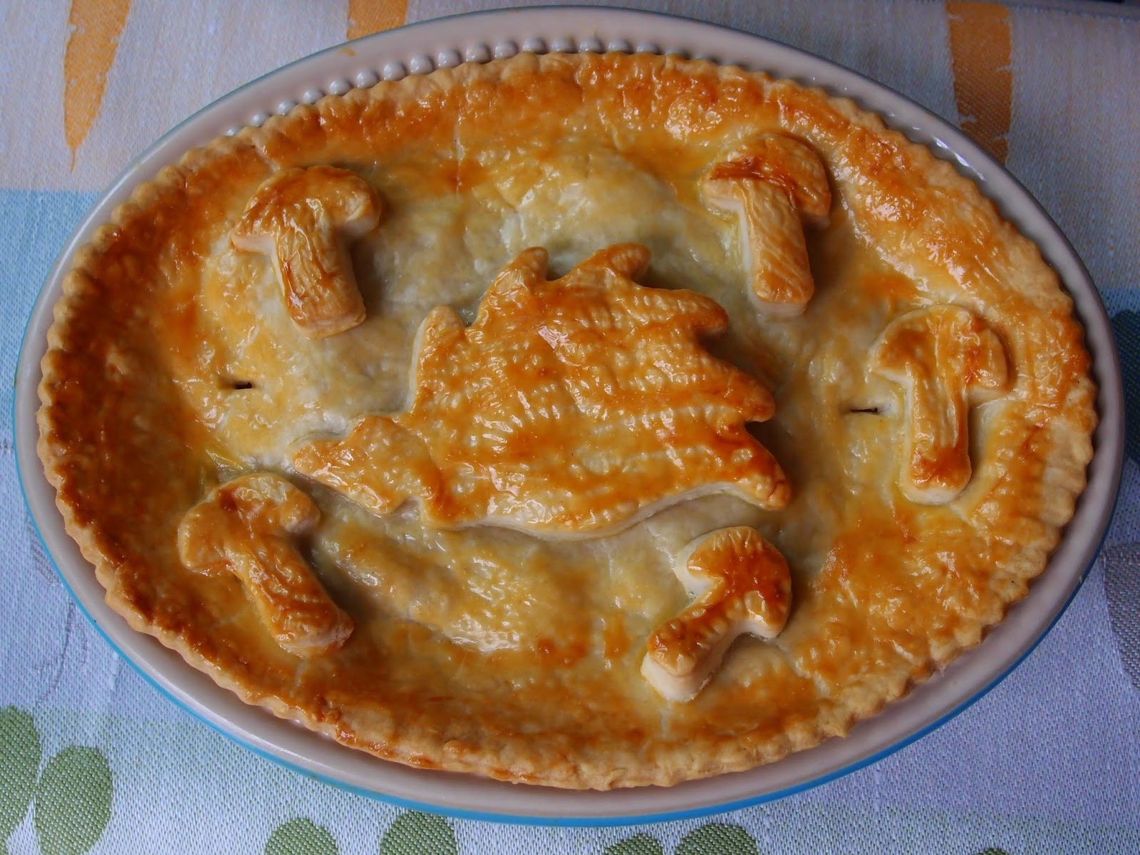 The VegHog Roasted harlequin squash and courgette pie