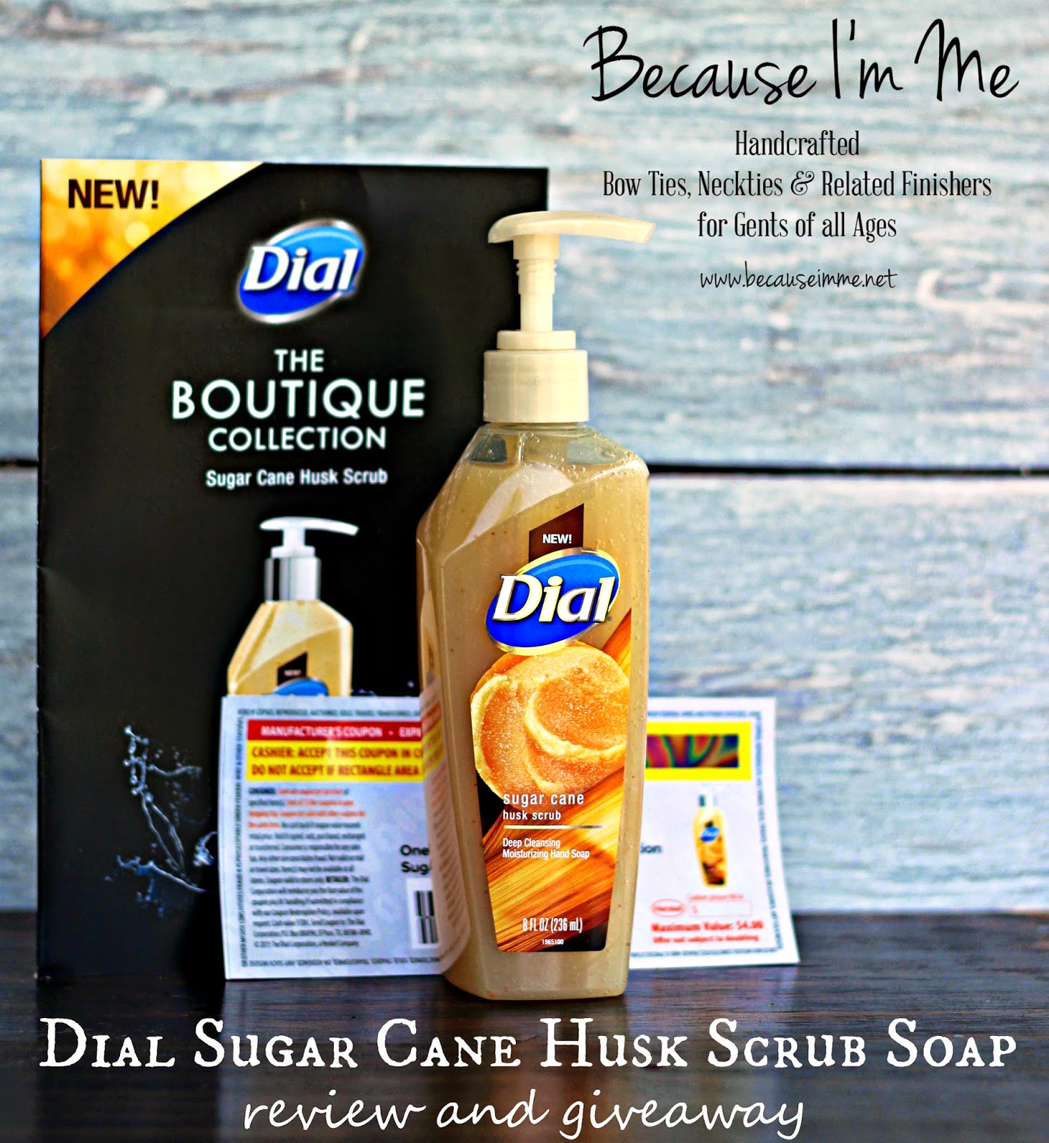  New Dial Boutique Collection Sugar Cane Husk Scrub Hand Soap