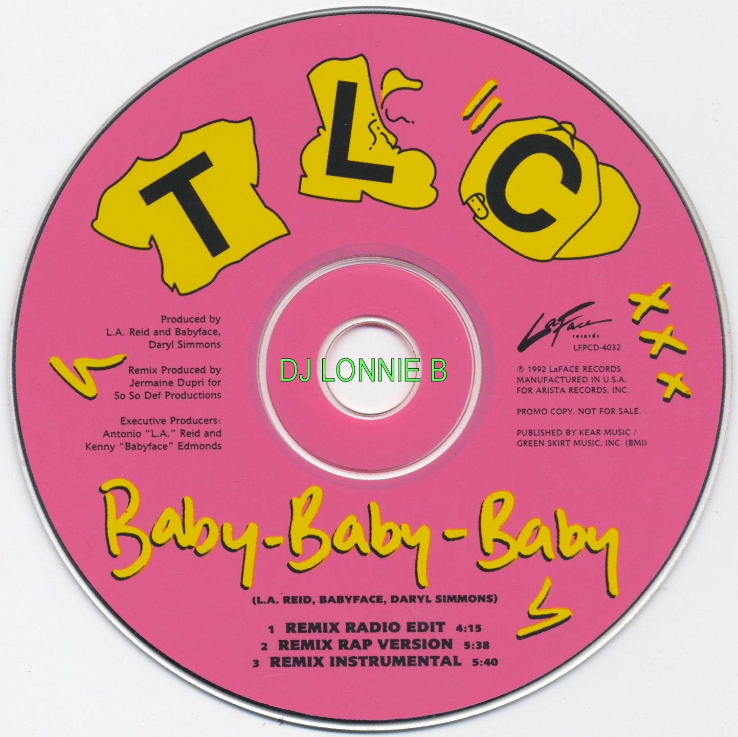 The LB Collection TLC (Baby Baby Baby) (Remix) (CDS) (1992)