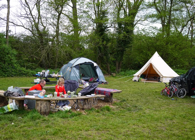 Our lovely bell tent at Wowo by Alexis at www.somethingimade