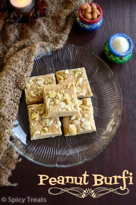 Spicy Treats Peanut Burfi Recipe Easy Burfi Recipe Easy Diwali Sweets Under 15 Minutes
