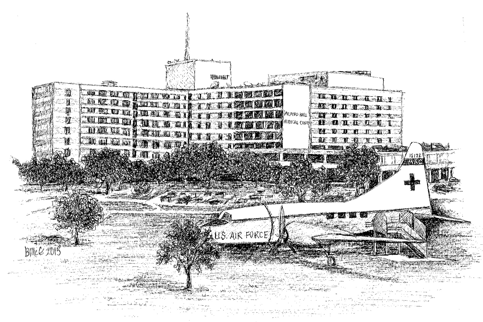 Barbara McGregor Art Wilford Hall Medical Center in San Antonio, TX