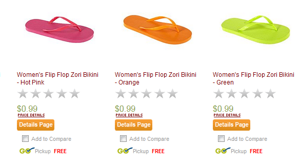 kmart flip flops