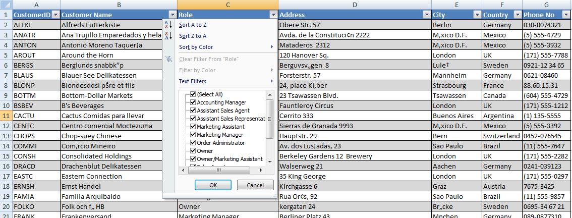How to write cell header gridview sample