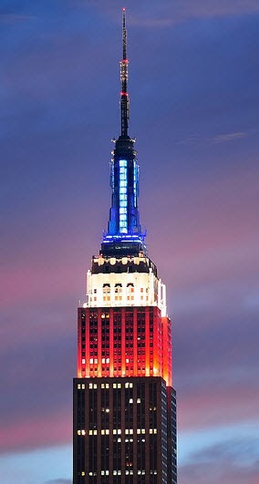 Why Is The Empire State Building Blue And Green Tonight Why Is The Empire State Building Blue And Green Tonight