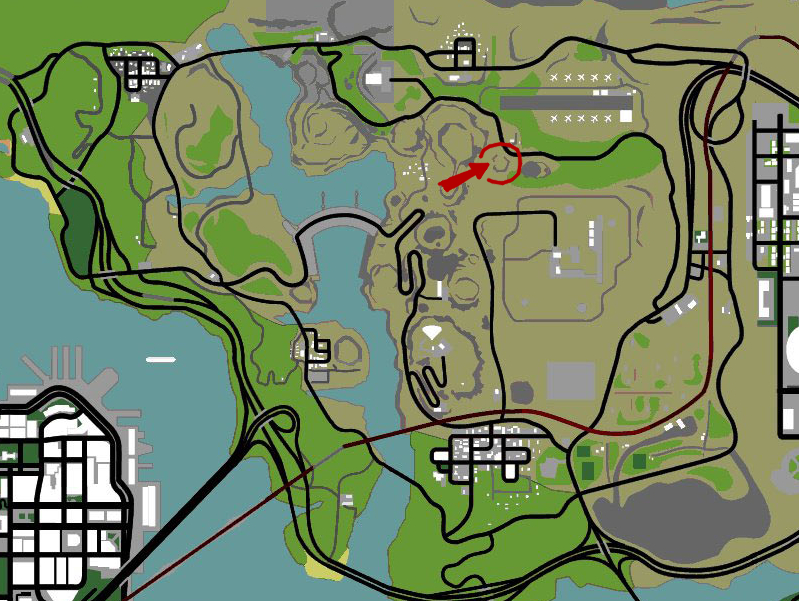 Lokasi body bag gta san andreas