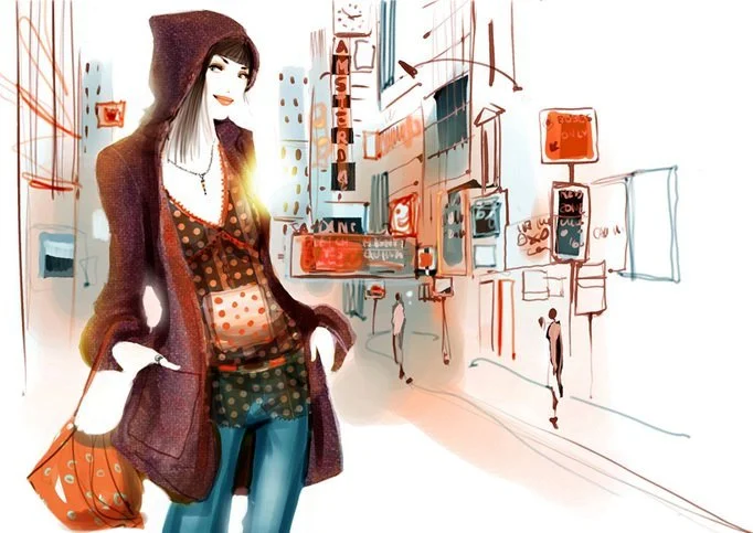 Sophie Griotto 1975 | French fashion illustrator