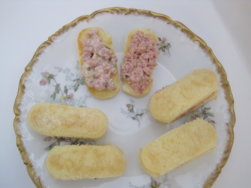 Tea With Friends Tea Sandwich Saturday 14 Ham Salad Ladyfingers