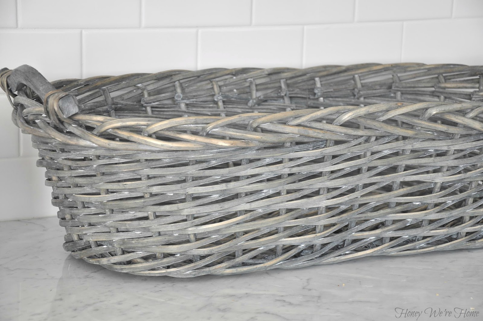 Organized Kitchen // Bread in a Basket Honey We're Home