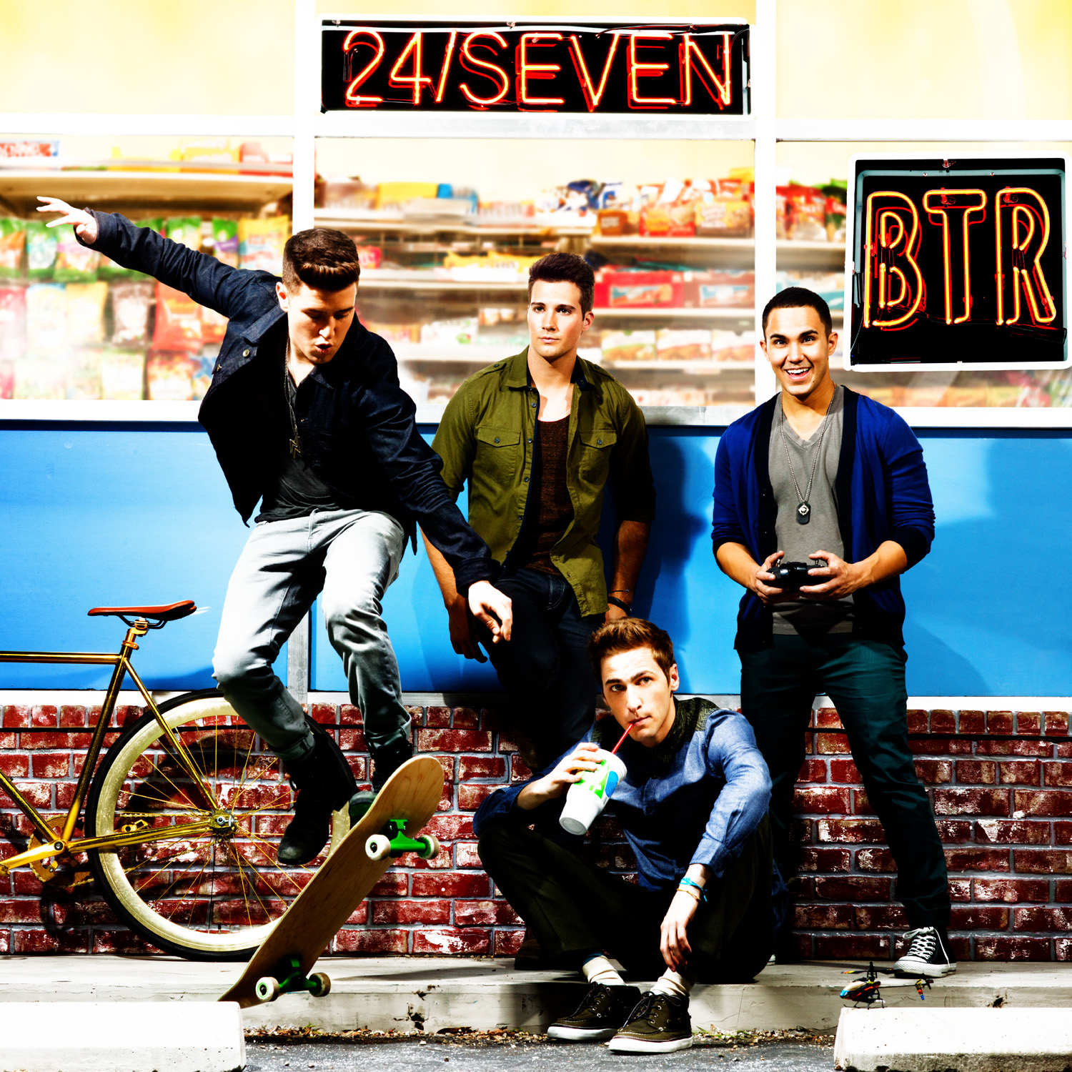 NickALive! Big Time Rush's Cover Artwork For BTR's Third Studio Album