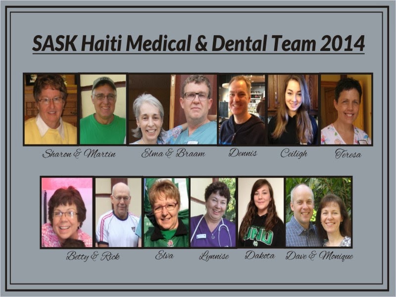 SASK Haiti Medical & Dental Team 2014
