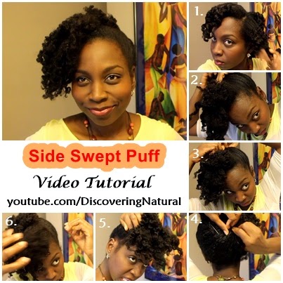 How to do a Side Puff on Natural Hair