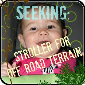 seeking stroller for off road terrain
