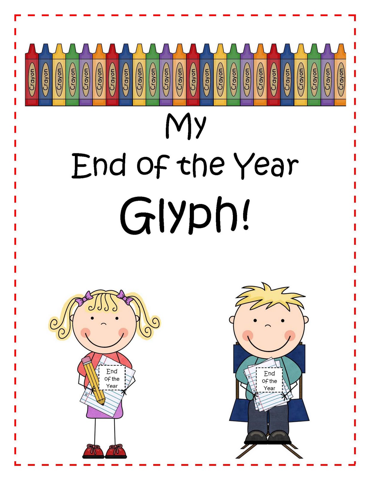 Engaging Lessons And Activities: End of the Year Glyph and ...
