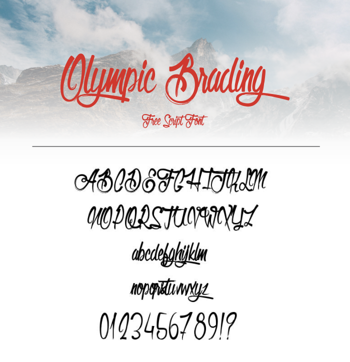 Olympic Branding Script Font Download Kumpulan 30 Font Script Desainer grafis - Olympic Branding Script Font