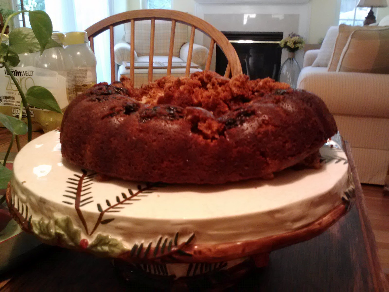 Kitchen Bitchin and Turbulent Mixin Eggless Applesauce Cake Vegan