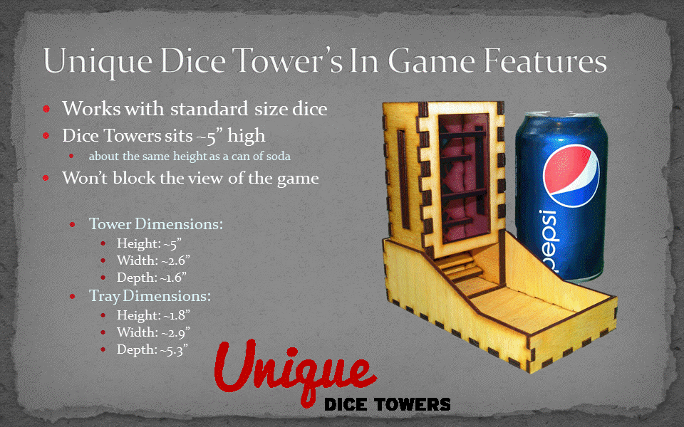 El Descanso del Escriba Unique Dice Towers