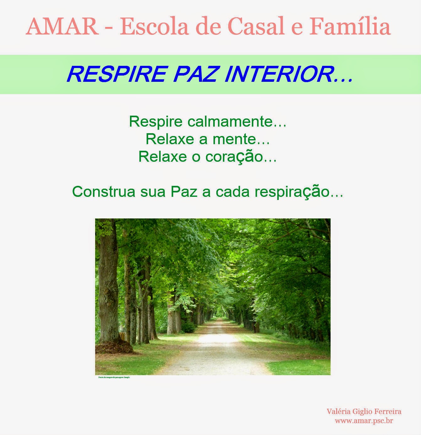 a cada manhã renove suas energias e encontre sua paz