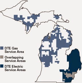 Dte Natural Gas Service Area Dte Natural Gas Service Area
