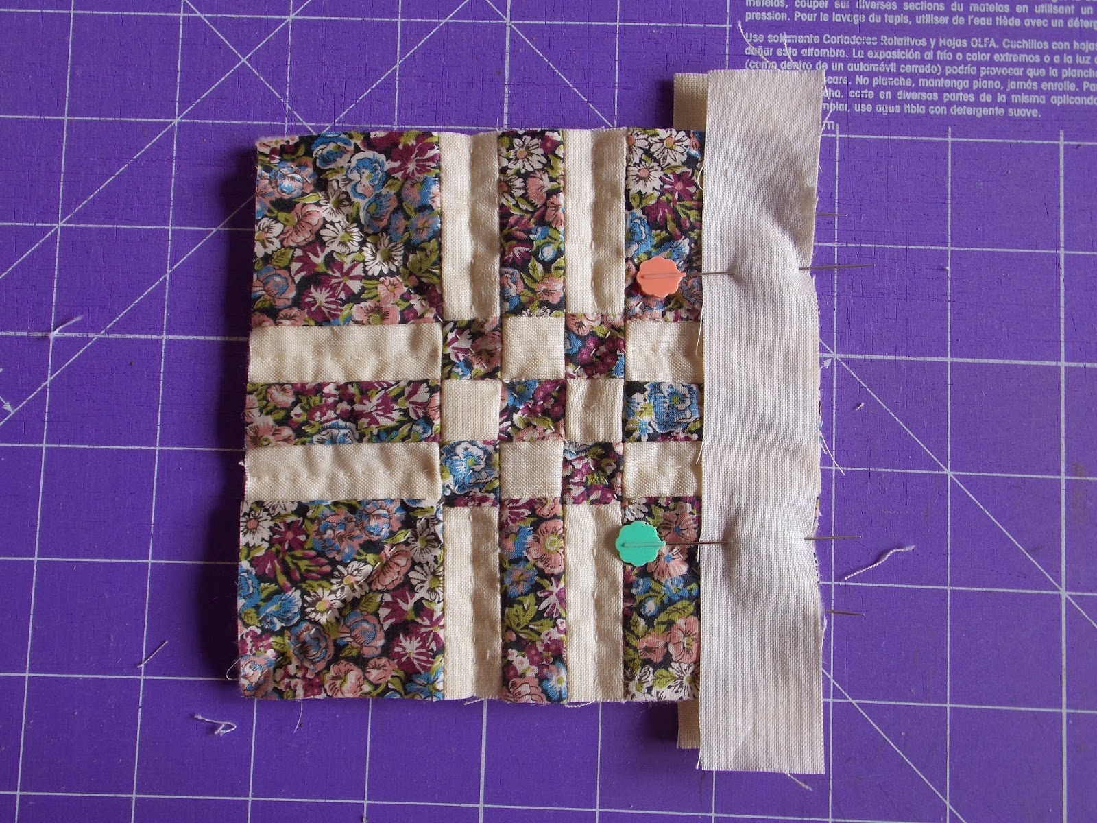 Liberty Dear Jane Quilt As You Go Tutorial