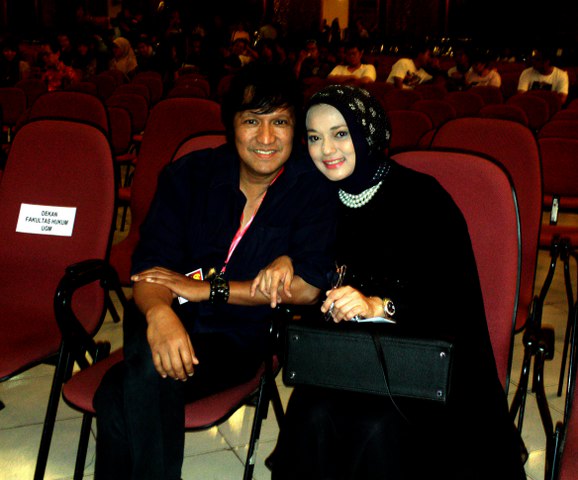 Marissa Haque & Ikang Fawzi, Saat Lustrum & dies Natalis FH UGM, di Yogyakarta, Feb 2011