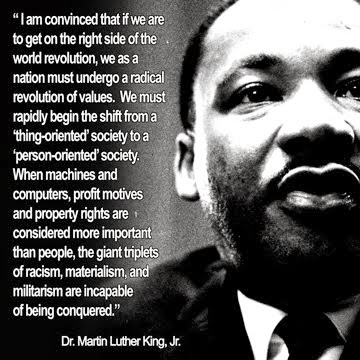 MLK - radical revolution of values