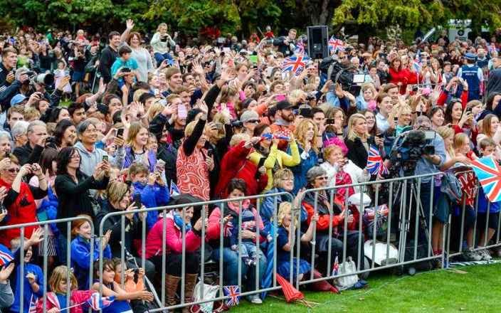 The Crowds Love The Royal Couple