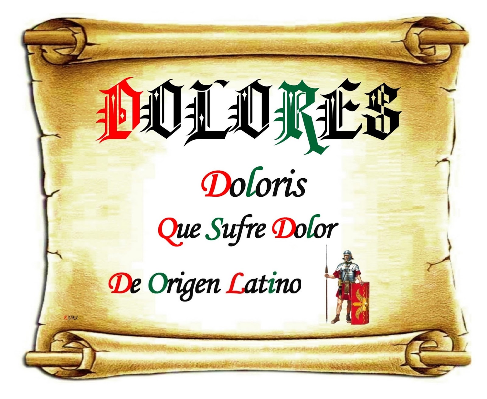 El origen de los nombres: Dolores