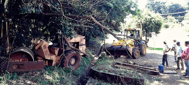 Roncador: Rolo Compactador desgovernado quase causa tragédia