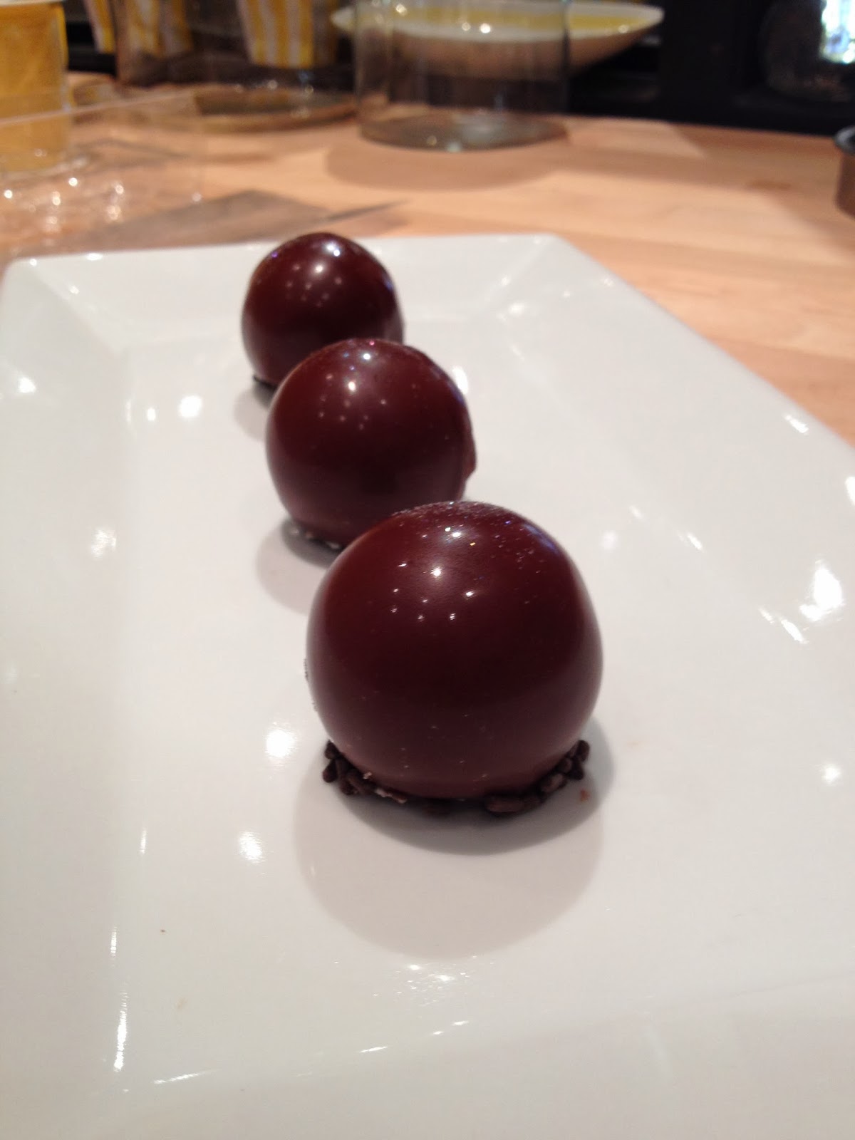 Chocolate Mousse Spheres