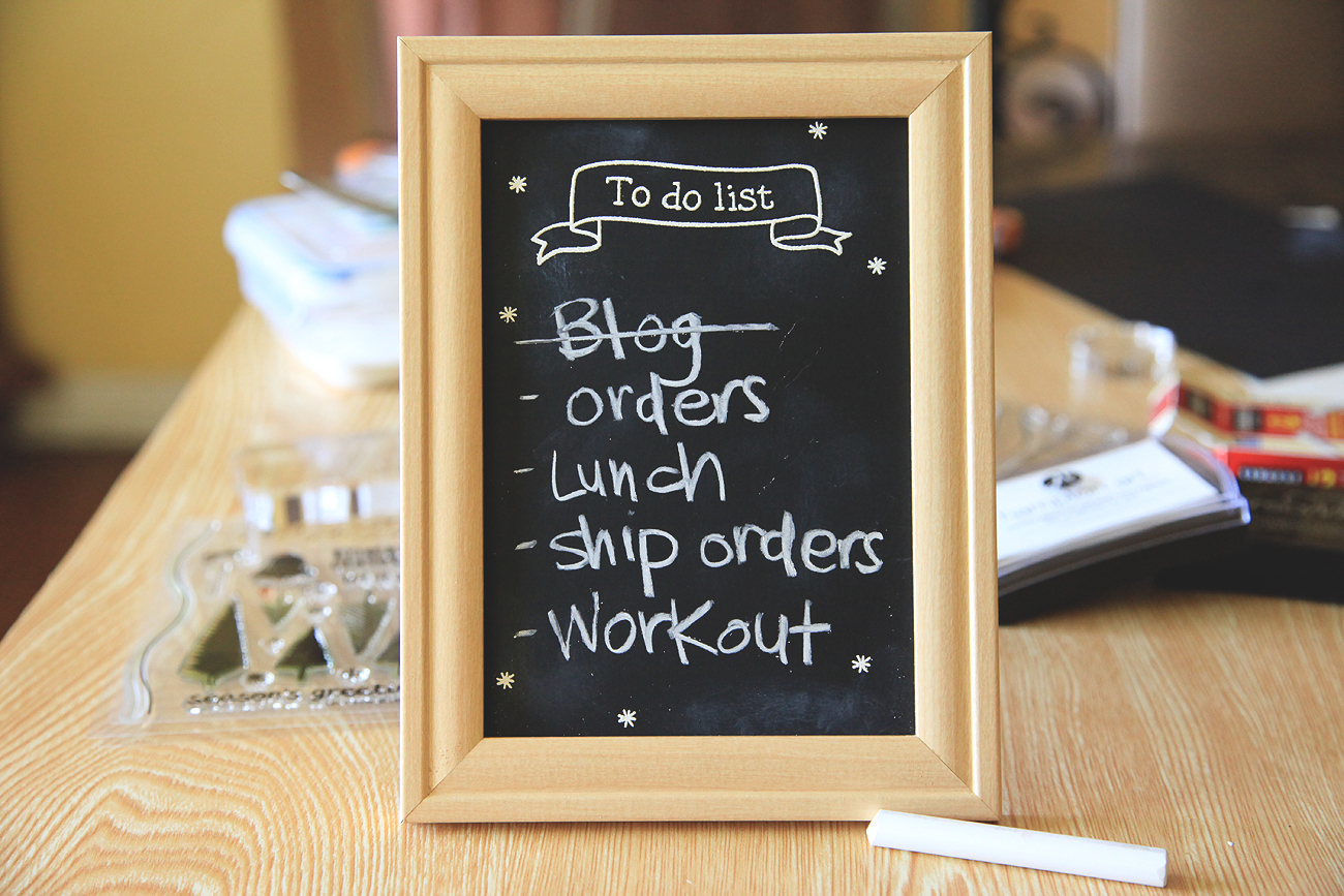 Unify Handmade DIY Chalkboard ToDo List Frame