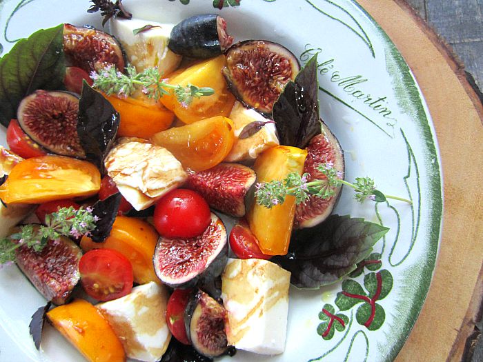 Fig, Mozzarella & Tomato Salad