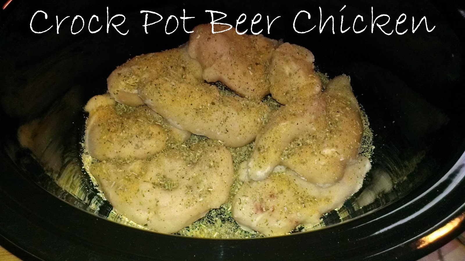 Growing to Four Crock Pot Beer Chicken