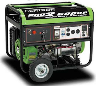 LP Generators: Gentron Pro2-6000P propane generator (electric start)