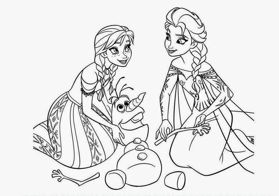 The 50 Frozen Coloring Page Free wallpaper