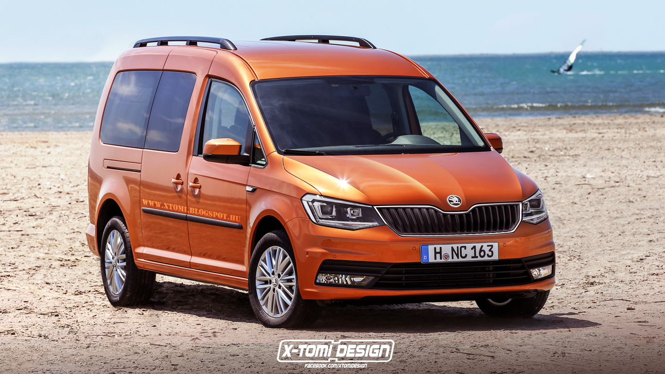 Рендер Skoda Roomster от X-Tomi Design