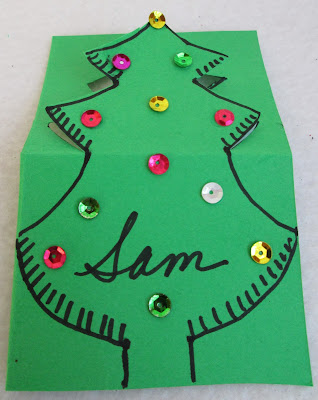 Tea with LaVera: Craft: Christmas Place Cards