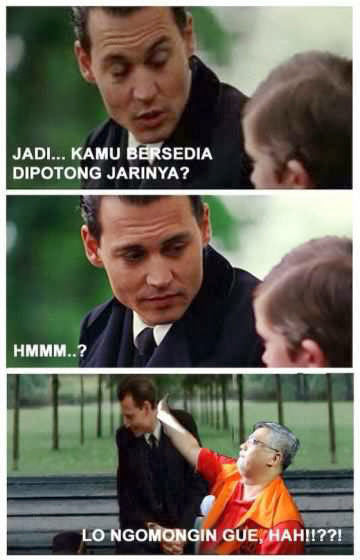 MEREKOO: Finding Neverland Johnny Depp Jadi Meme Komik