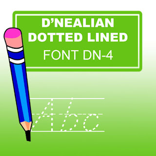 TPT - Fonts 4 Teachers: Top 6 D'Nealian Fonts to Practice Handwriting