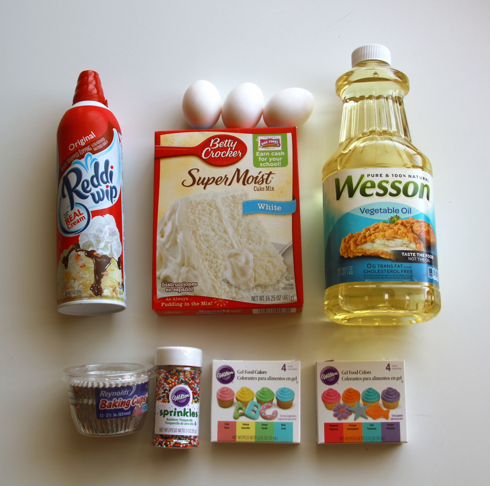 The Radder TaDa! Rainbow Cupcakes