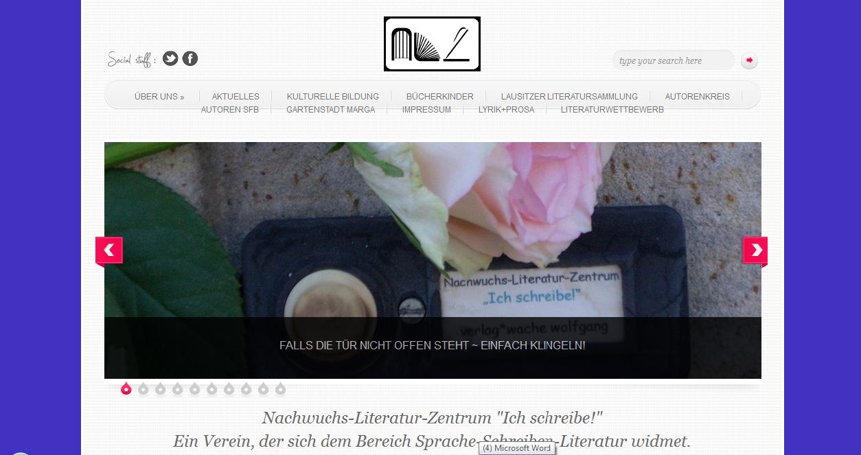 Nachwuchs Literatur Zentrum Ich Schreibe E V 2015