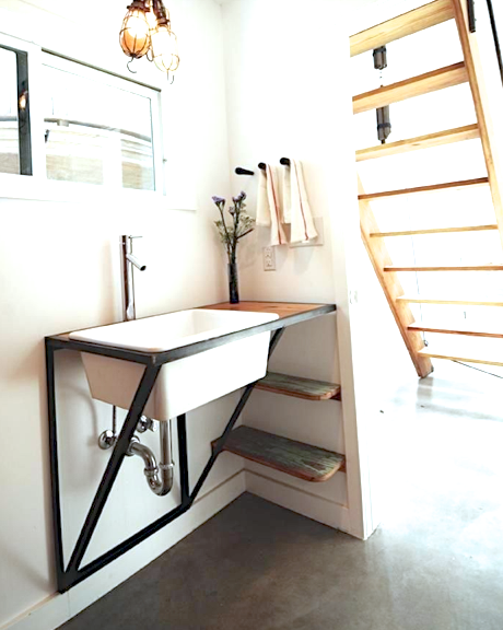 i hit up the ikea ranarp collection for a pendant light to hang above the utility sink as well as some industrial vibe wall sconces to line the wall above - Bathroom Utility Sink i hit up the ikea ranarp collection for a pendant light to hang above the utility sink as well as some industrial vibe wall sconces to line the wall above - Bathroom Utility Sink