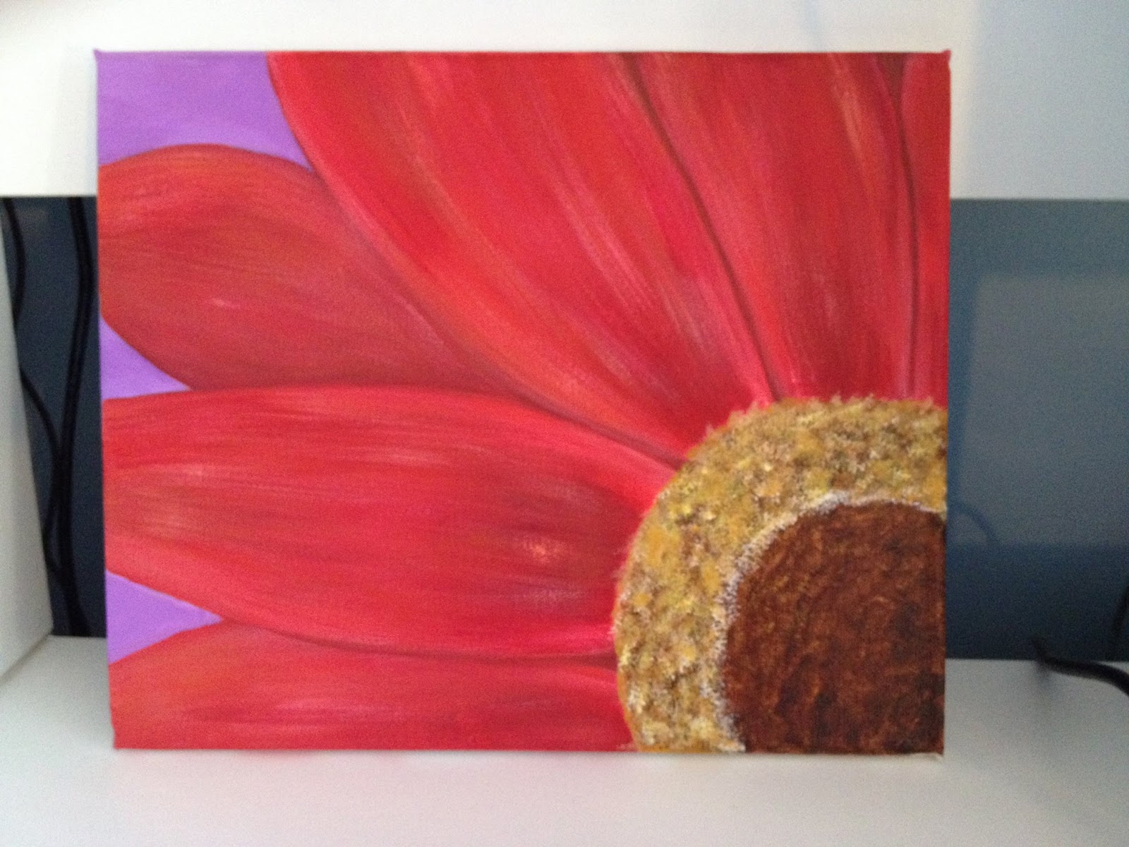 Angela Anderson Art Blog Gerbera Daisy Painting Video Submitted Artwork
