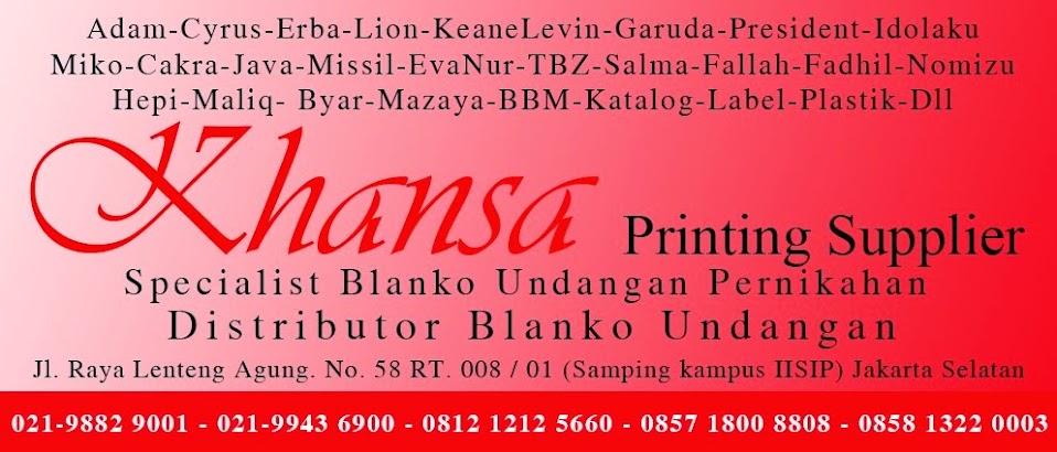 Khansa Printing & Supplier