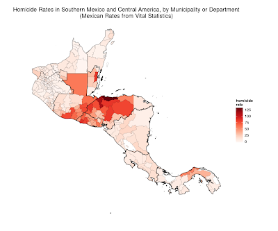 Violence along Mexico’s Southern Border and Central America